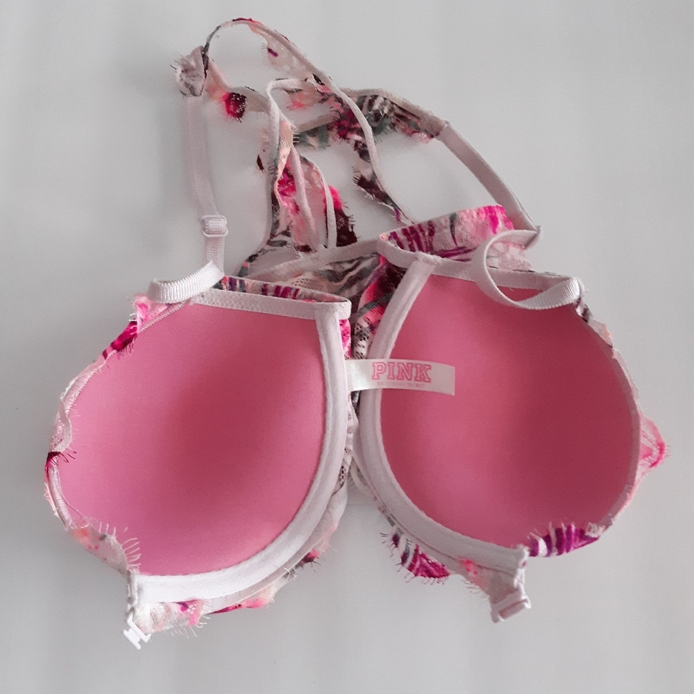 PINK VS Date Racerback Bra 34B - Picture 3 of 5